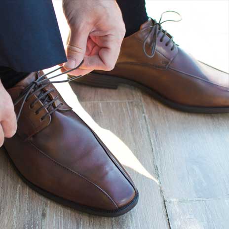 Leather shoe repair & resoling for men's shoes, repair by NuShoe.com