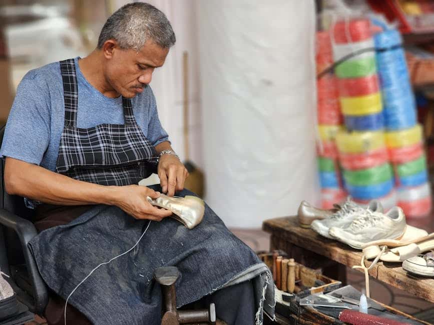 Leather shoe crack repair